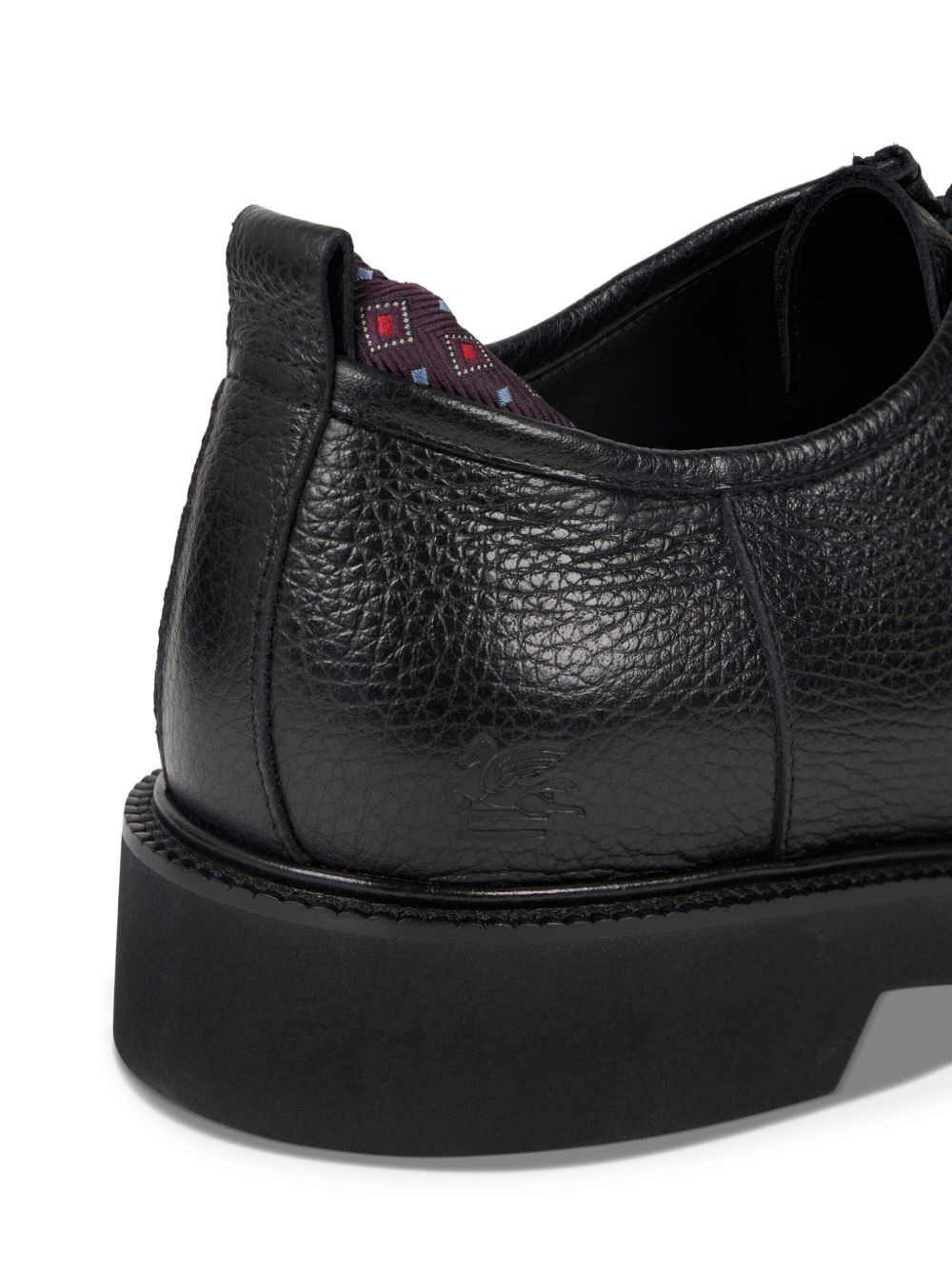 leather lace-up Derby shoes - 4