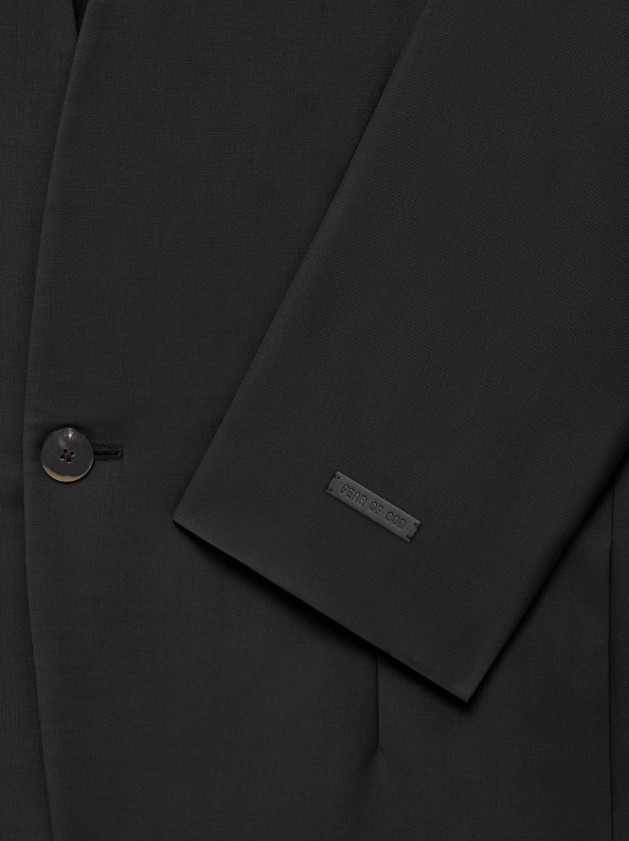 Wool Mohair Lapelless Jacket - 5