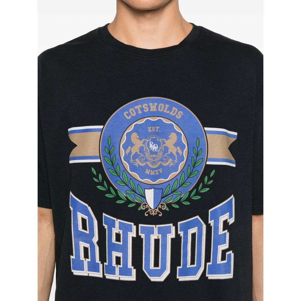 Rhude Black T-Shirts & Vests - T-Shirts Men - 2
