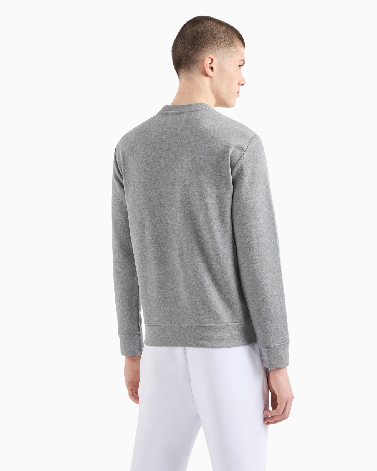 Modal-blend sweatshirt with logo print - 3