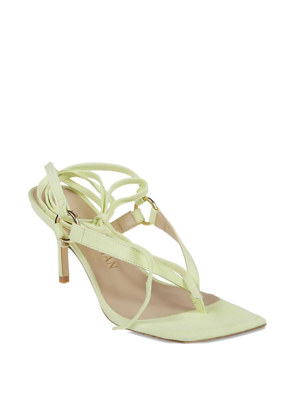 70mm Lalita lace-up square-toe sandals - 2