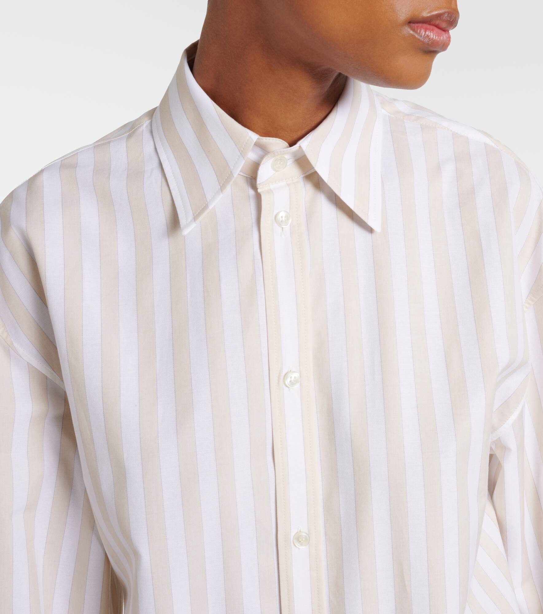 Cassandre striped cotton shirt - 4