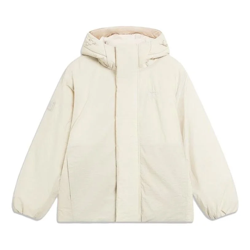 Li-Ning Cotton Padded Jacket 'White' AJMT097-1 - 1