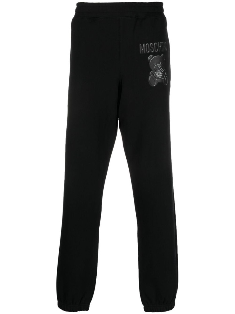 logo-print organic cotton track pants 1