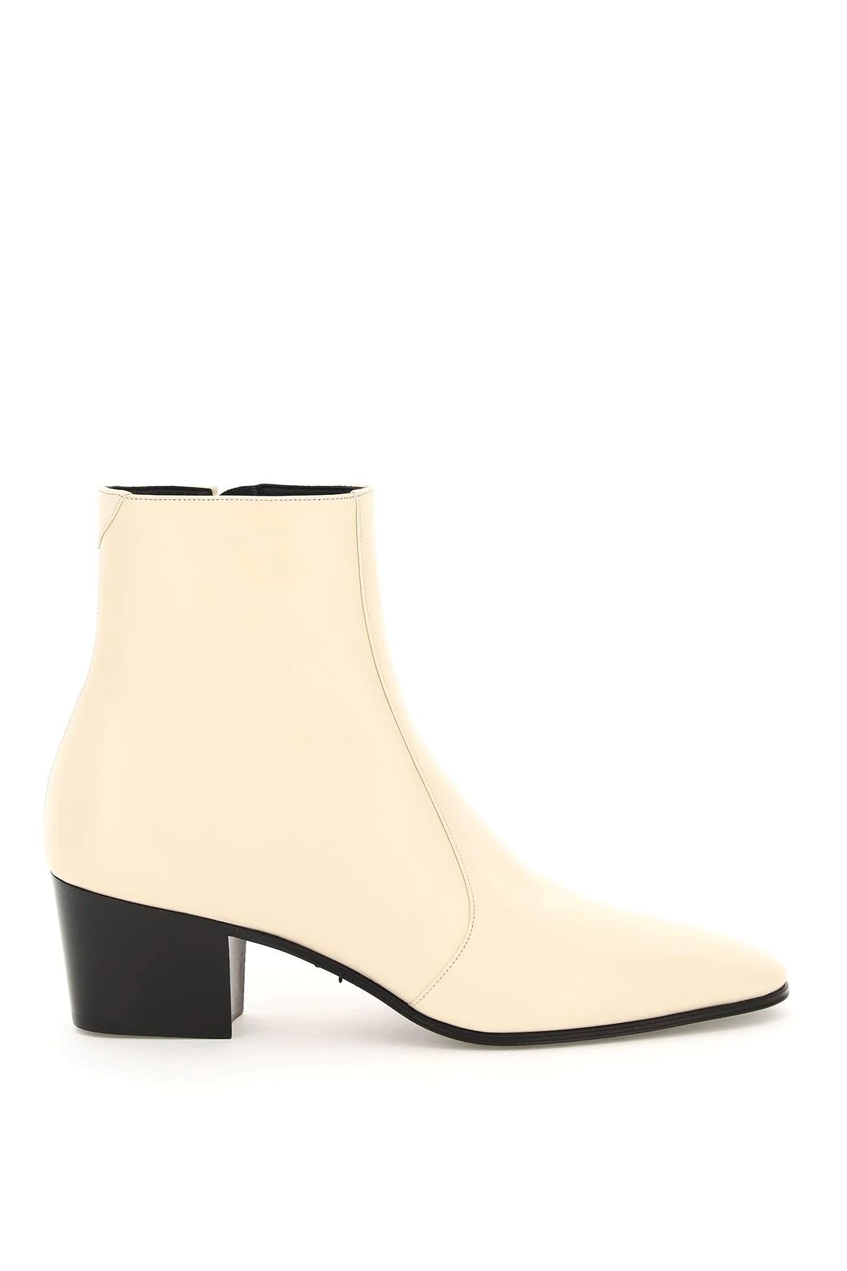 LEATHER VASSILI ANKLE BOOTS - 1