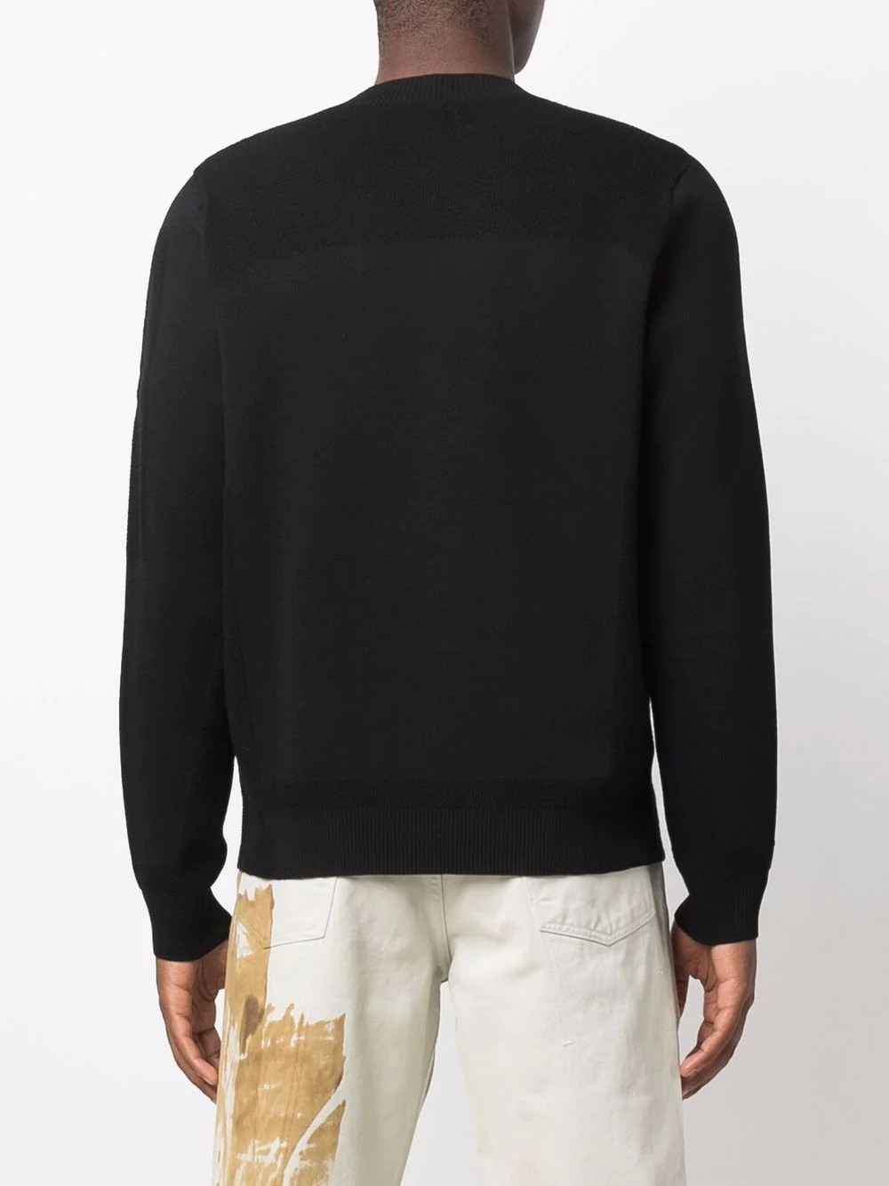 knitted crew-neck jumper - 4