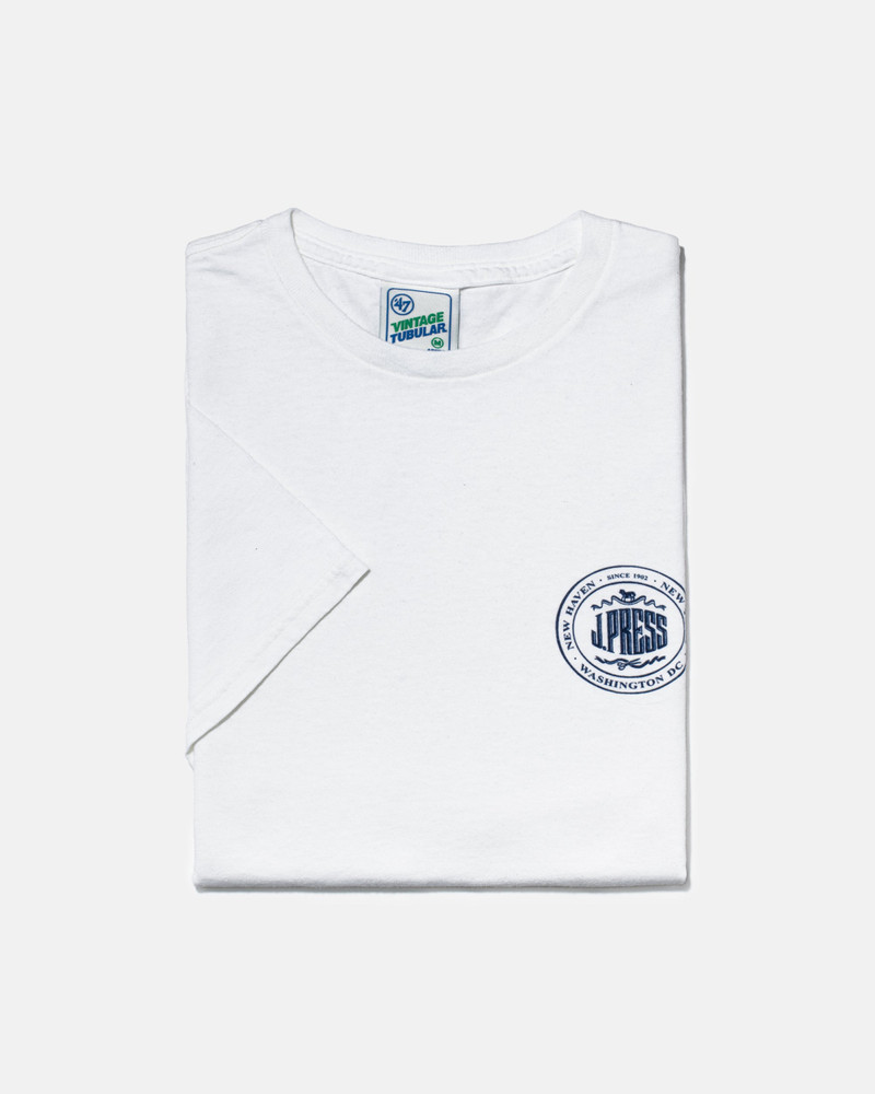 WHITE J. PRESS COTTON T-SHIRT 1