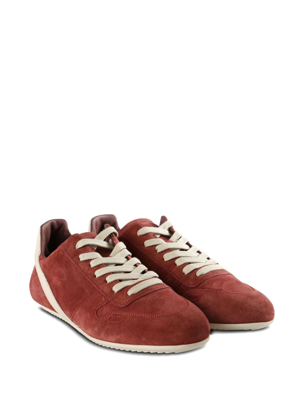 suede low-top sneakers - 2