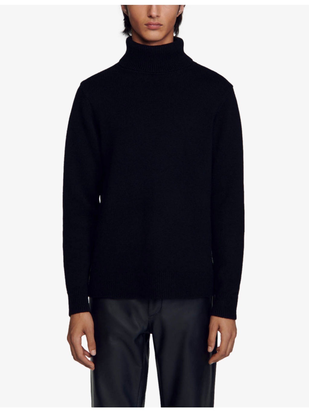 Turtleneck knitted wool-blend jumper - 3