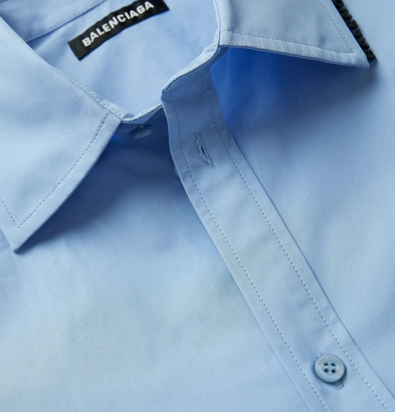 Logo-Apppliquéd Cotton-Poplin Shirt - 6