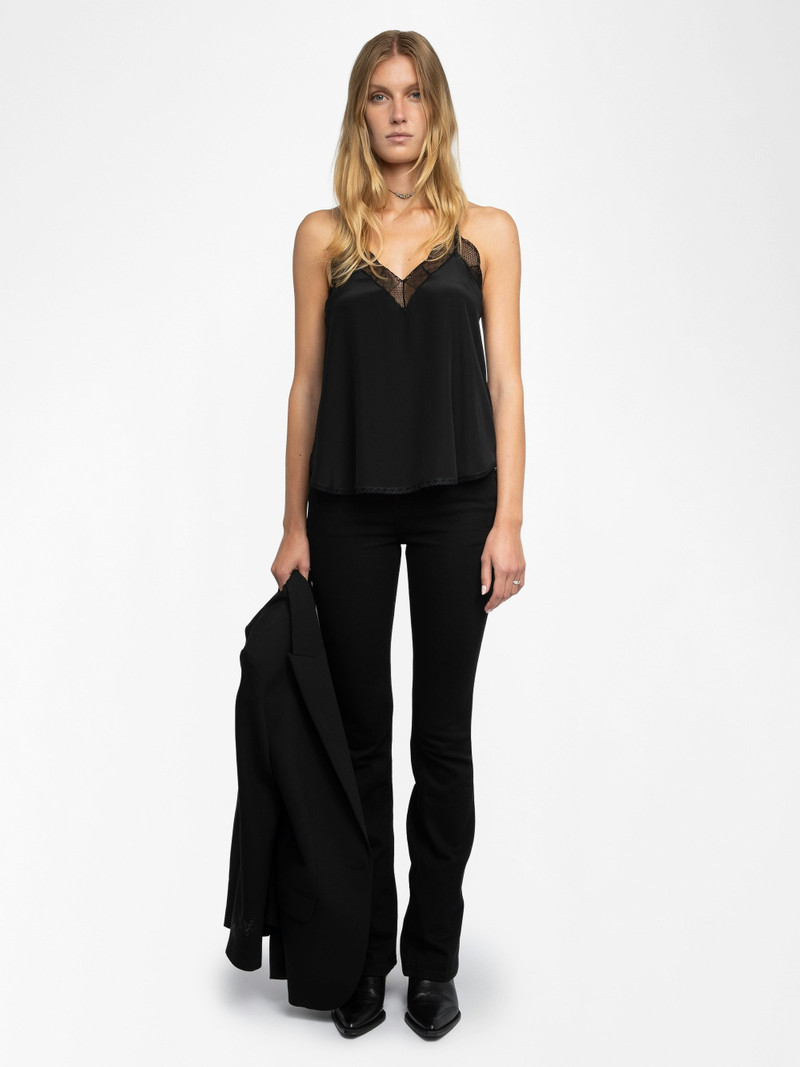 Zadig & Voltaire Christy 100% Silk Camisole outlook