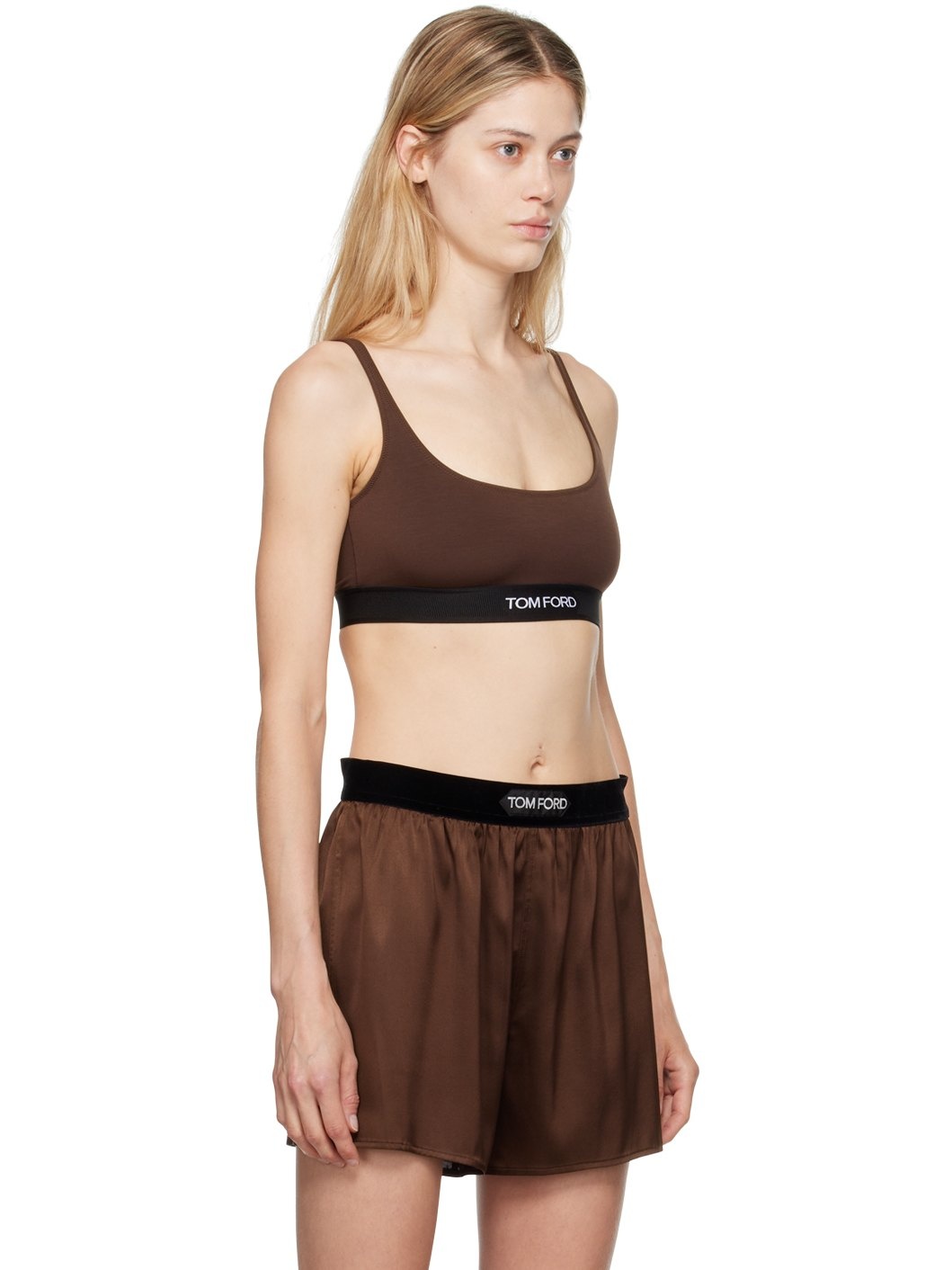 Brown Signature Bra - 2