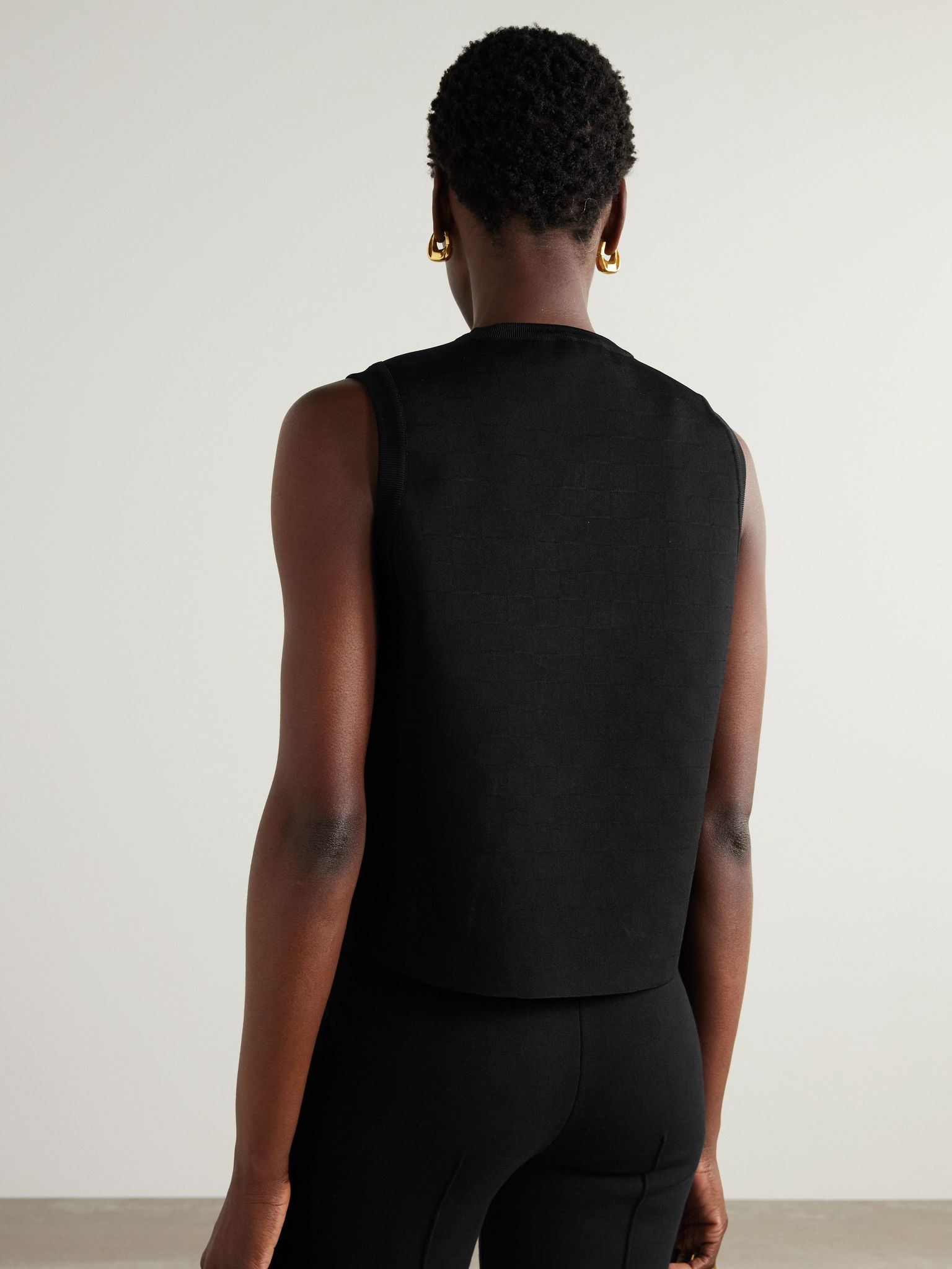 Jacquard tank Black - 4