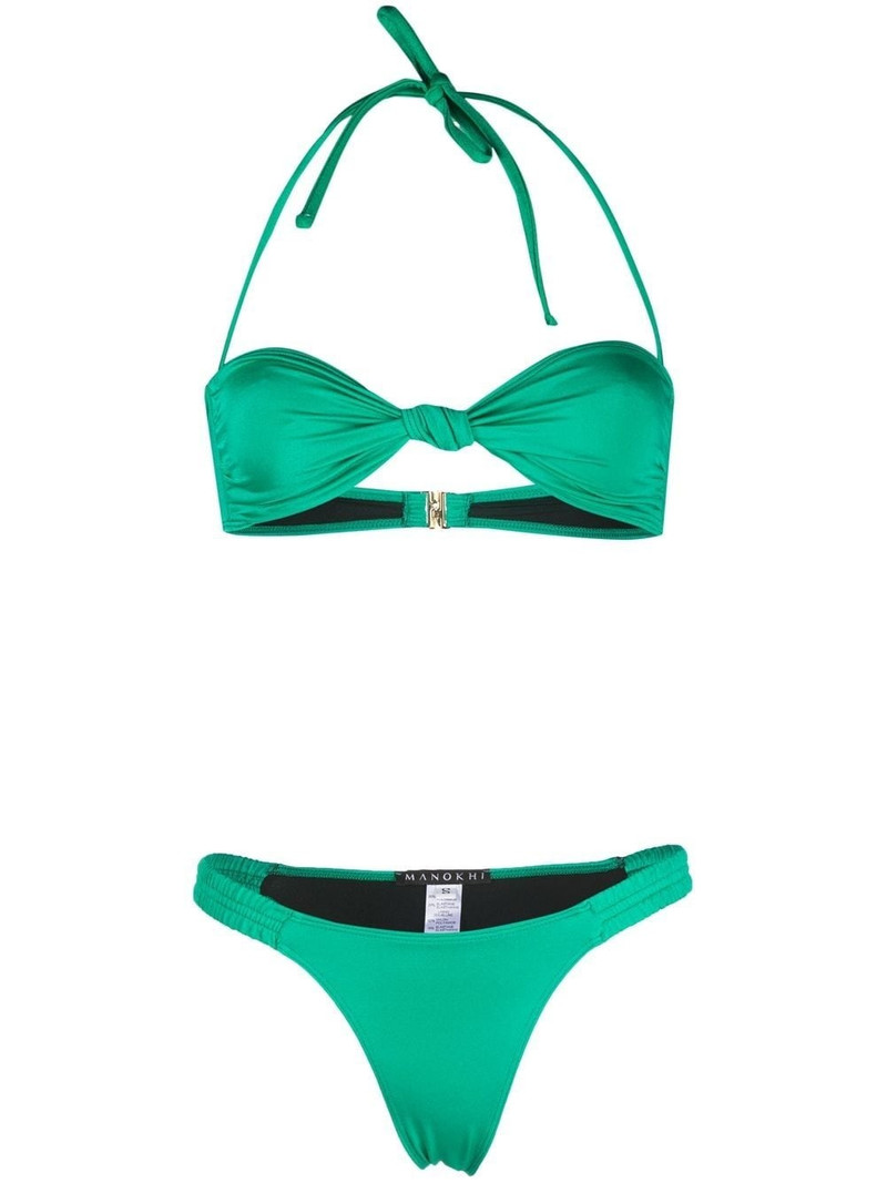 ruched bikini set 1