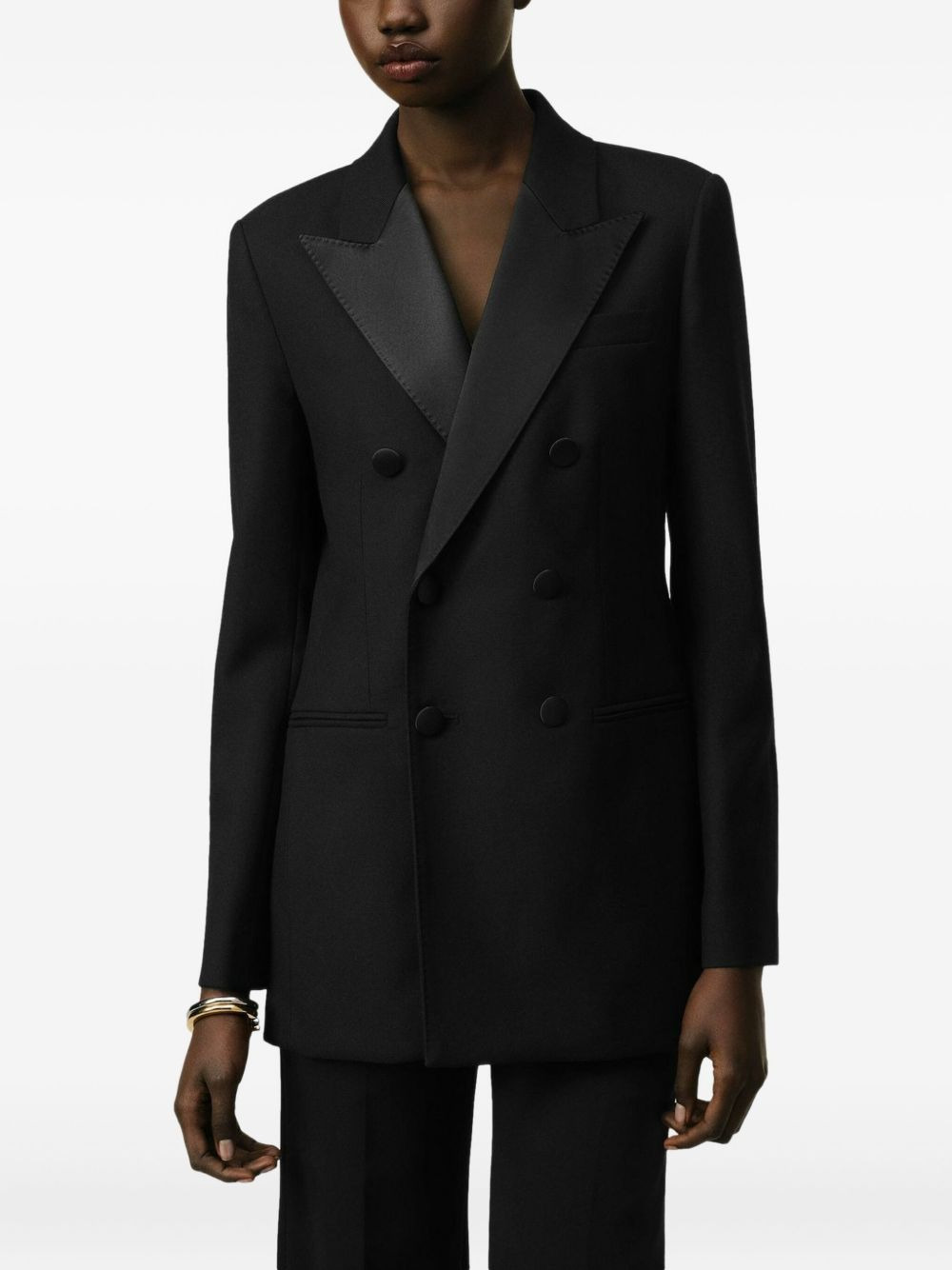 double-breasted buttoned jacket - 5