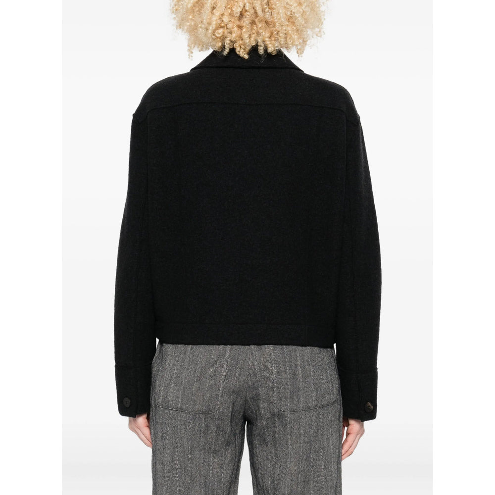 Harris Wharf London Black Jackets - Cropped Jackets Women - 4