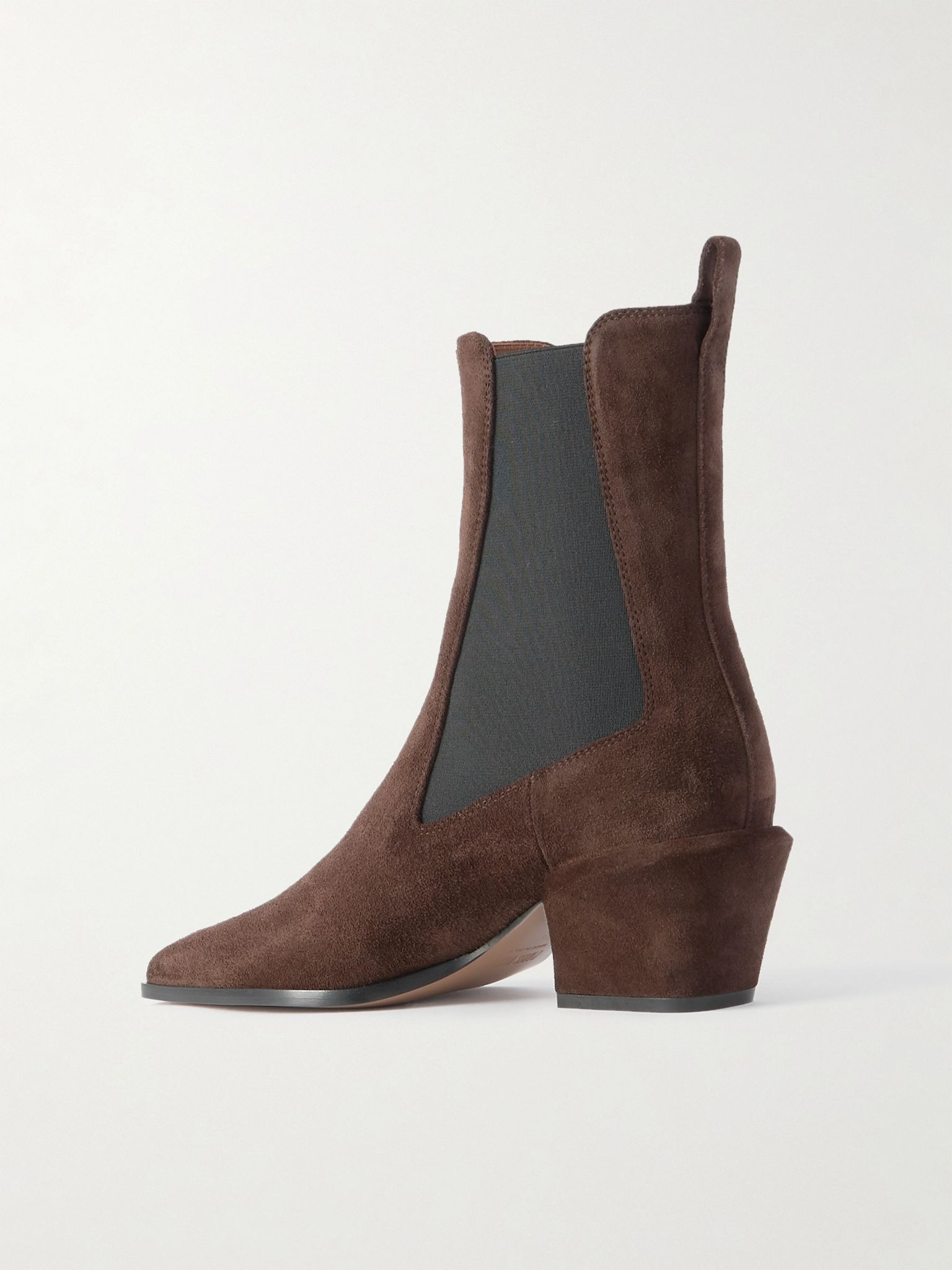 Bettina suede ankle boots Chocolate - 3
