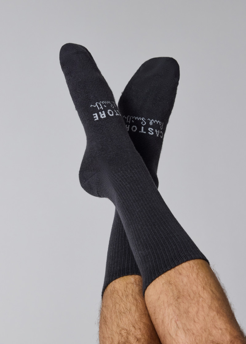 Paul Smith + Castore - Charcoal Technical Socks Two Pack 5