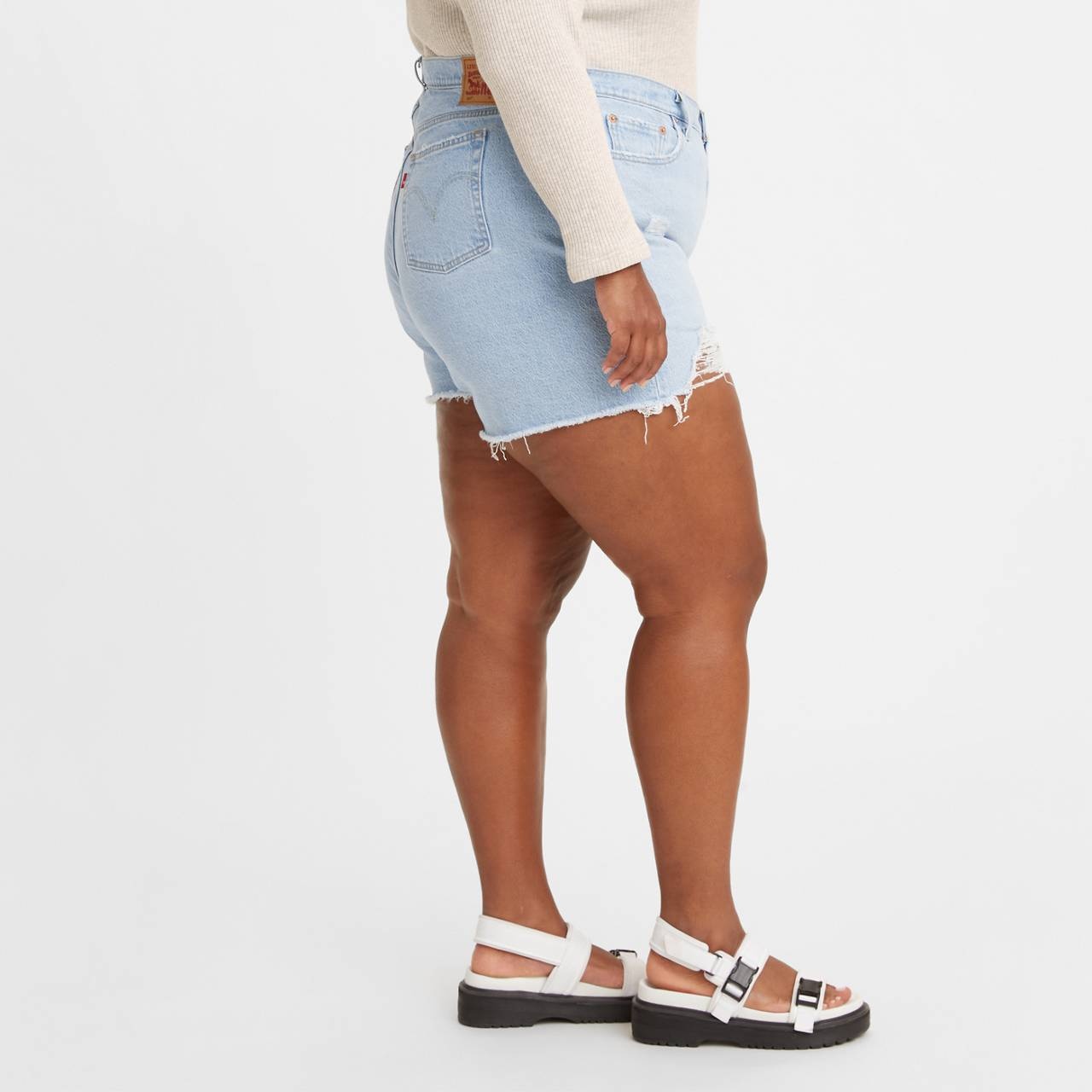 501® ORIGINAL HIGH RISE WOMEN'S SHORTS (PLUS SIZE) - 2