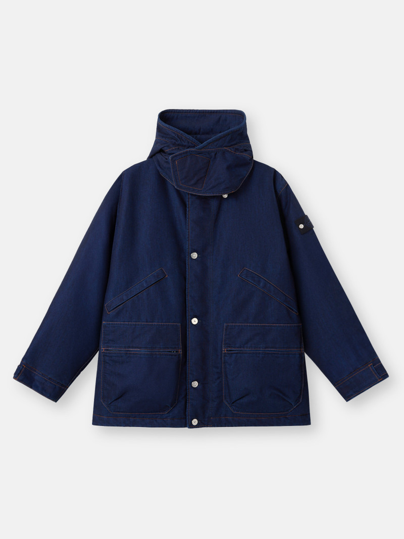 4100122 INDIGO POLYPROPYLENE DENIM LIGHT-RINSED 1