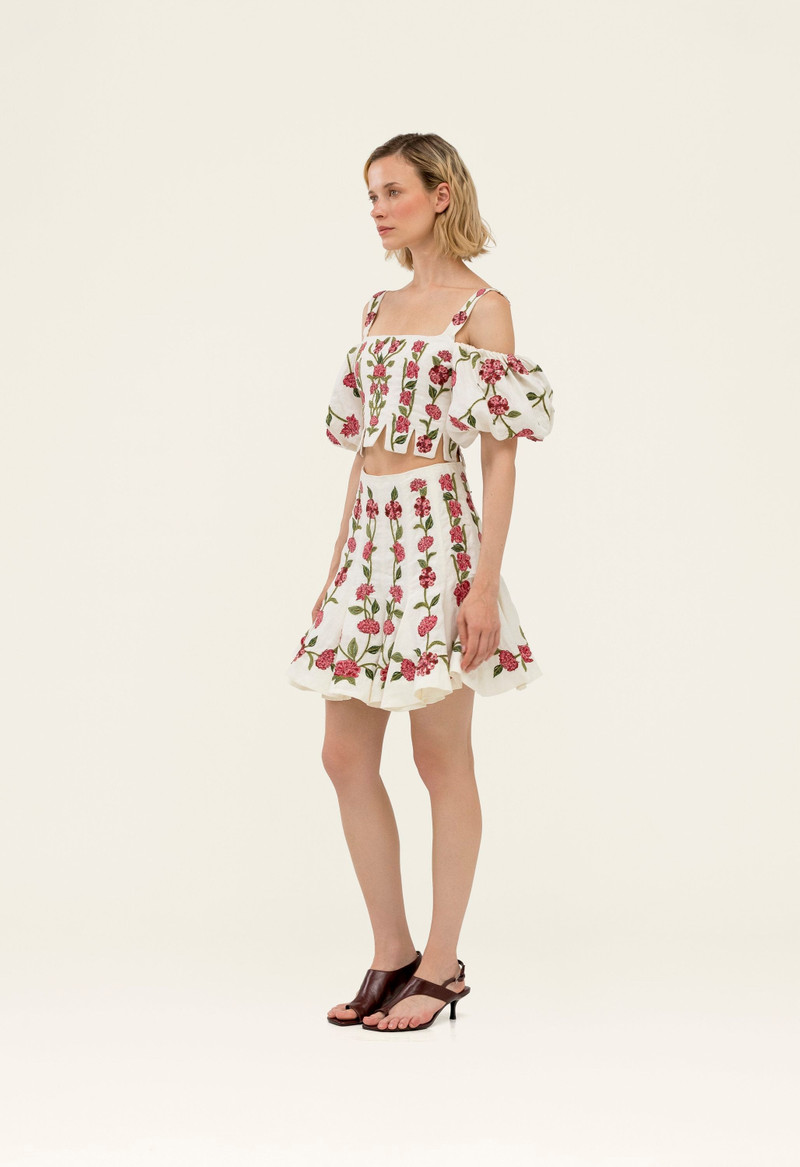 Agua by Agua Bendita Cerezo Quebrada Mini Skirt outlook