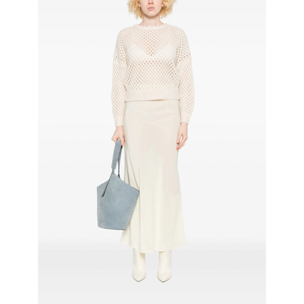 Max Mara White Knitwear - Jumpers Women - 5