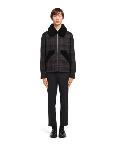 Prada Wool blouson jacket outlook