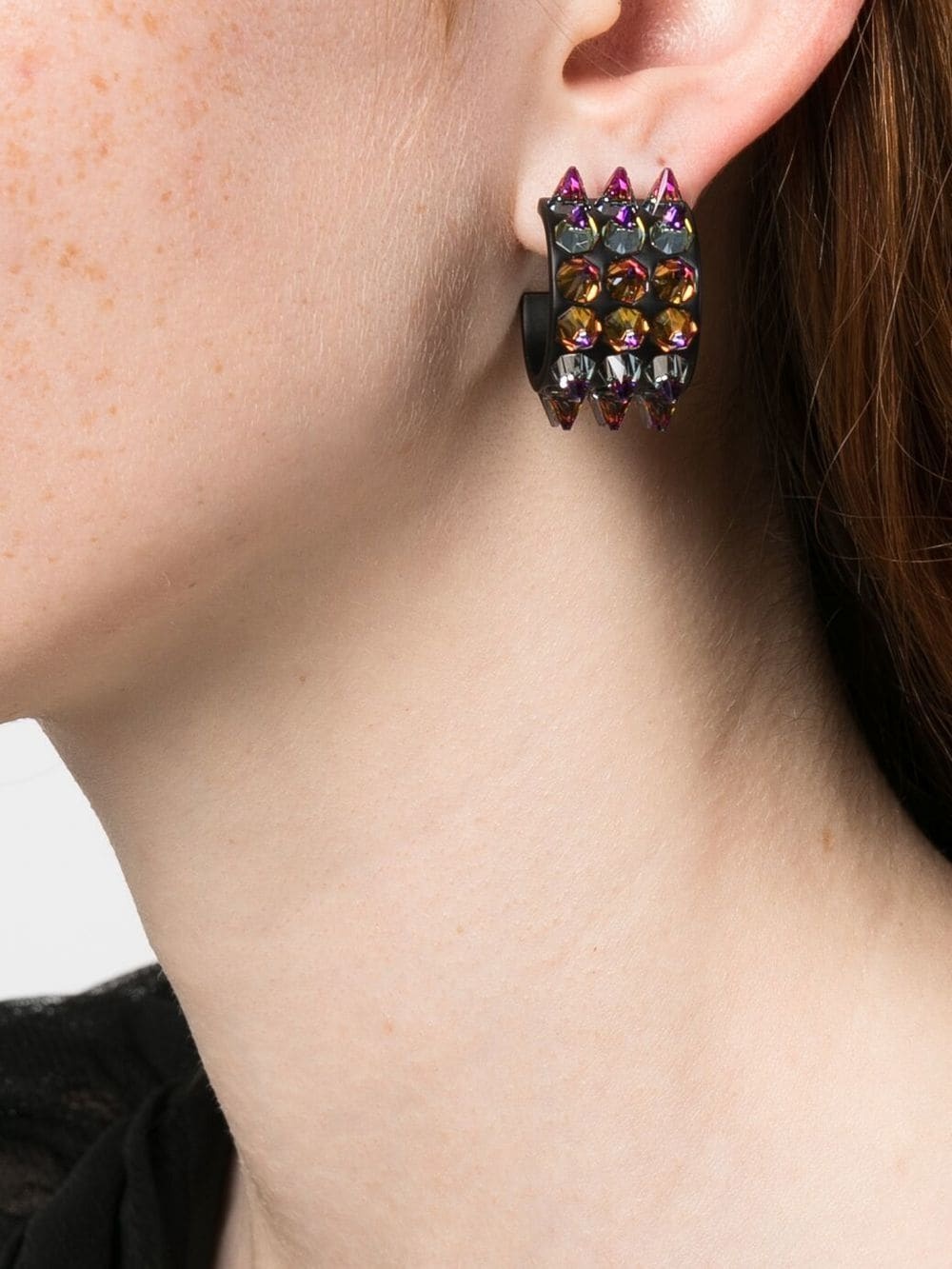 small Karma hoop earrings - 2