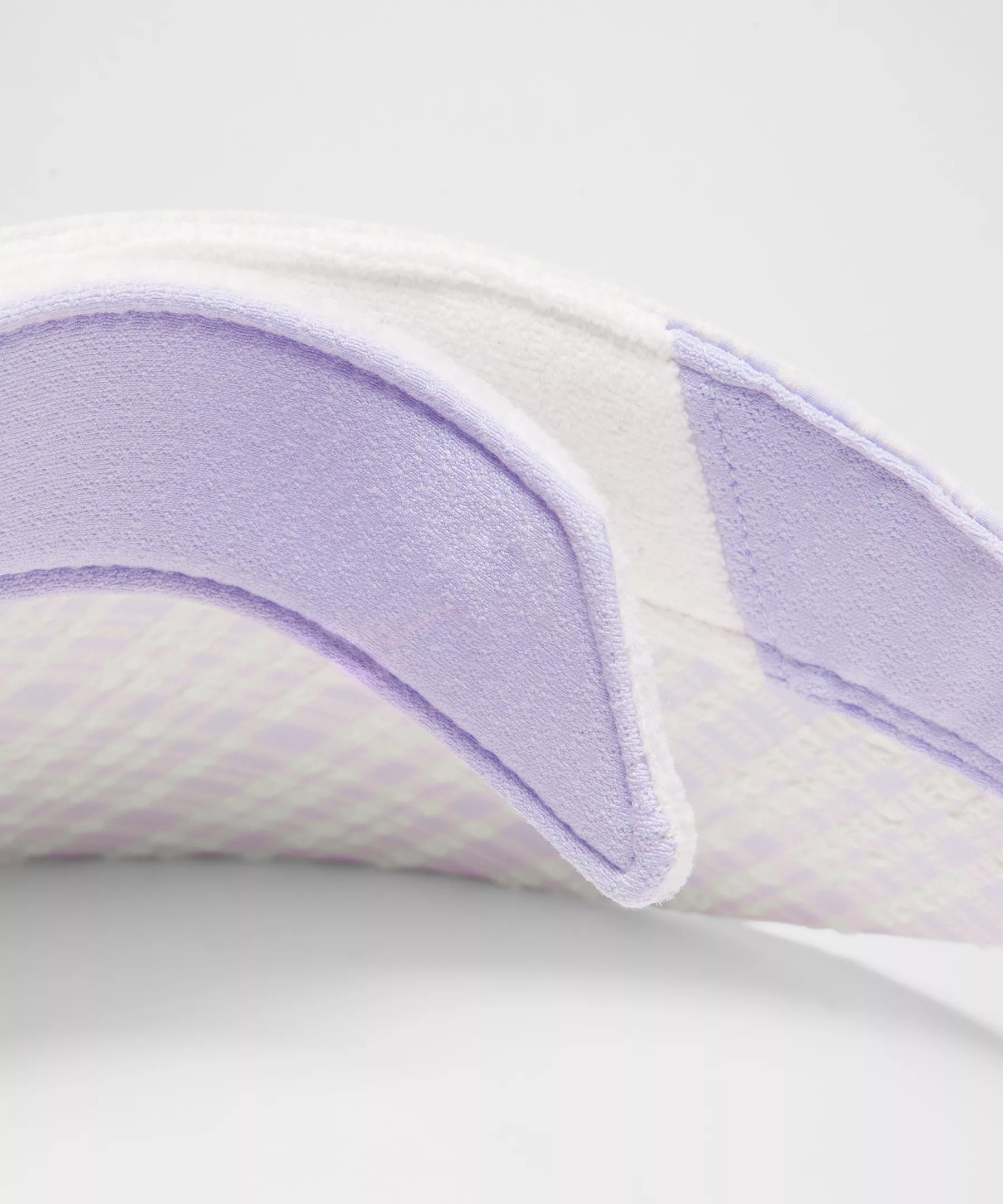 Women's Seersucker Check Removable Sweatband Visor - 4