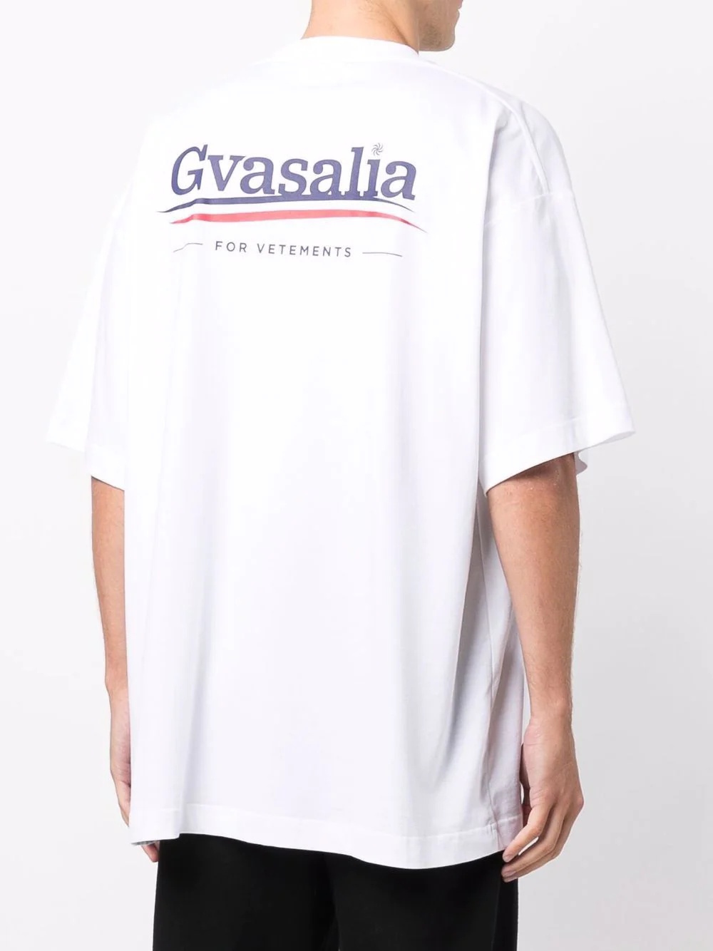 Gvasalia logo-print T-shirt - 5