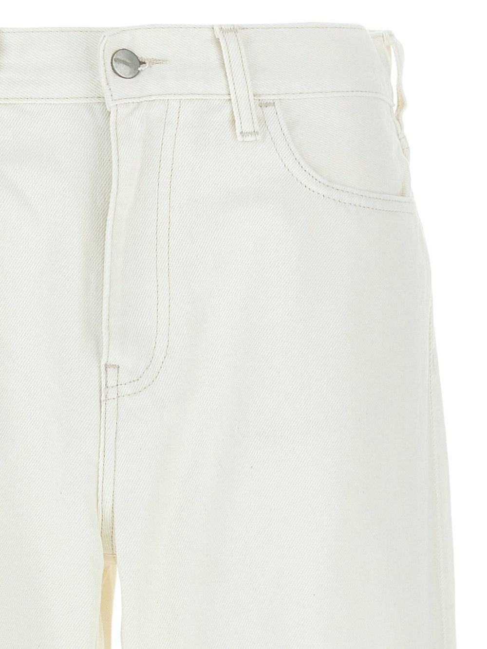 logo-patch cotton jeans - 4