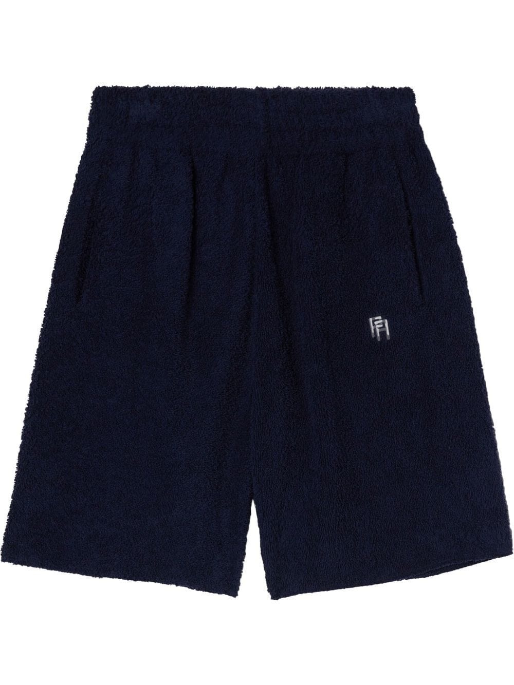 PA SWEATSHORTS NAVY BLUE WHITE - 1