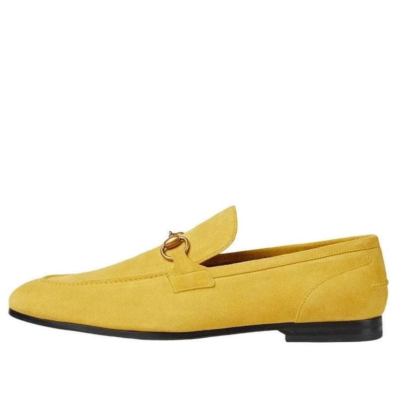 Gucci Jordaan Loafer 'Bright Yellow Suede Blake' 406994-CH000-7120 1