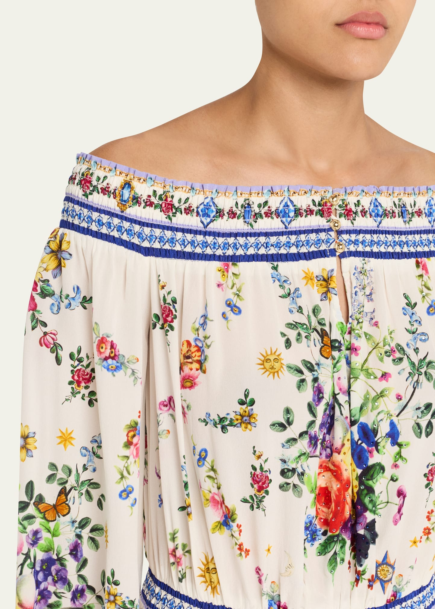 Tiles Darls Off-Shoulder Mini Dress - 5