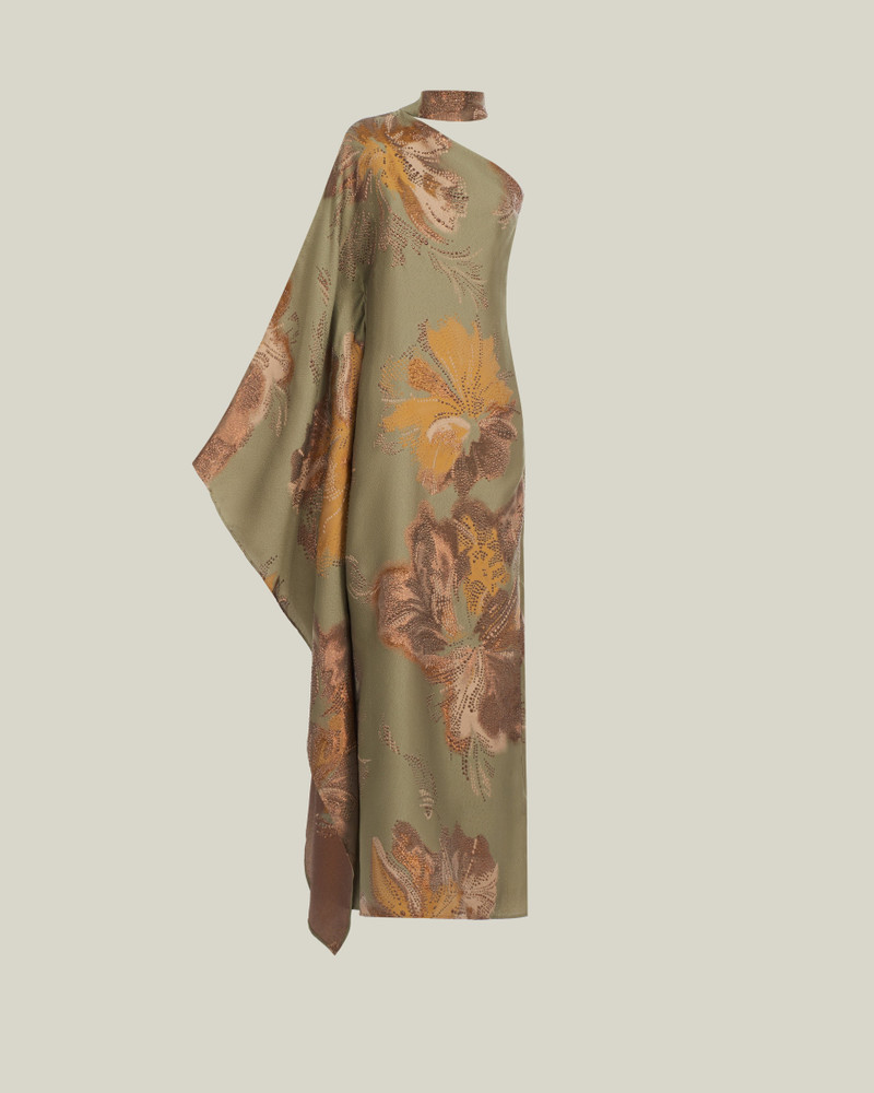 Hardison Bloom Dress in Salvia 1
