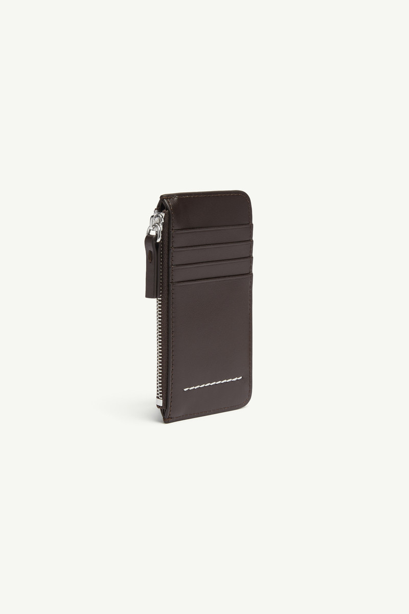 MM6 Maison Margiela Numeric signature zip cardholder outlook