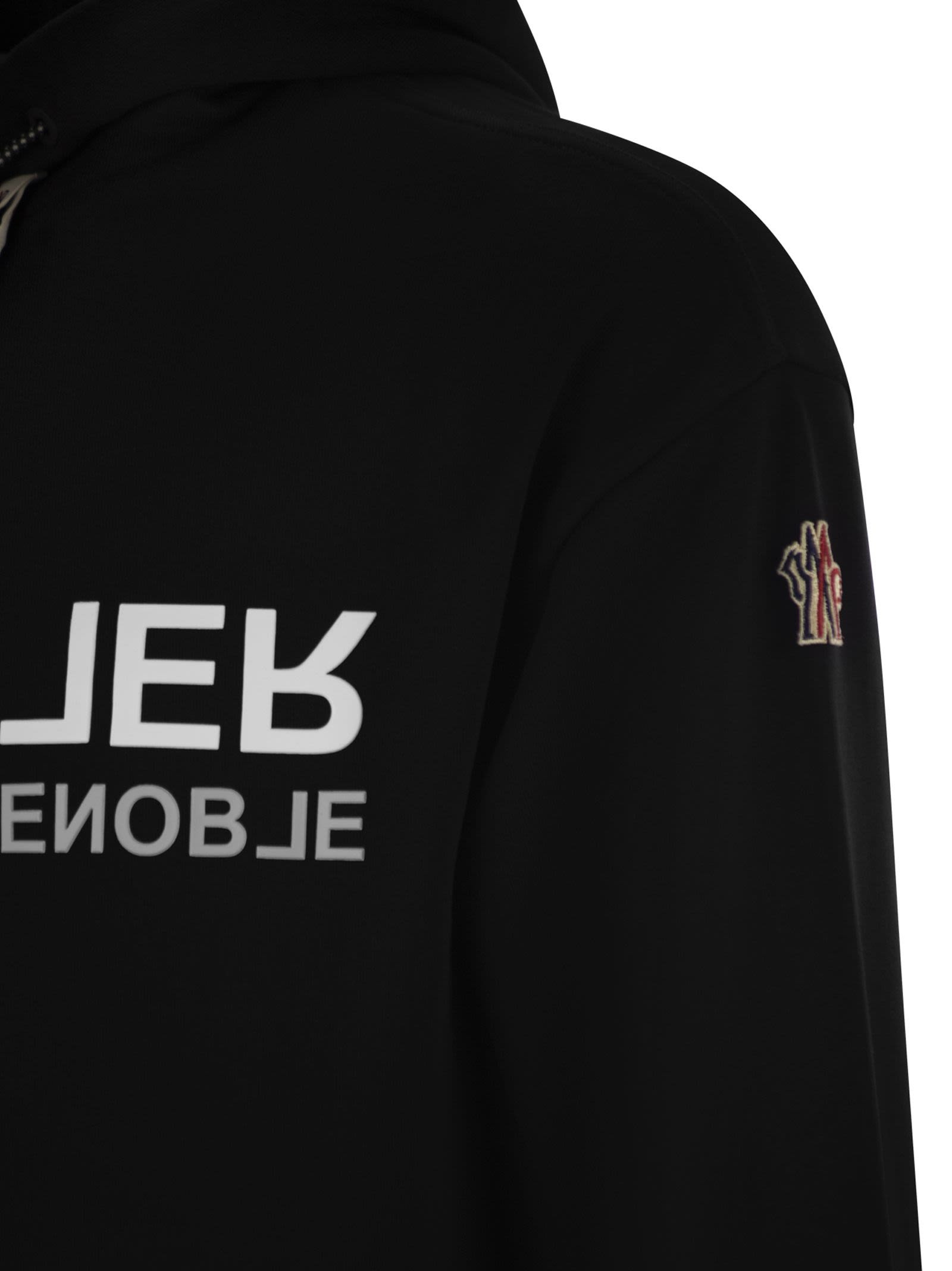 Moncler Grenoble Men Logo Cotton Hoodie - 4