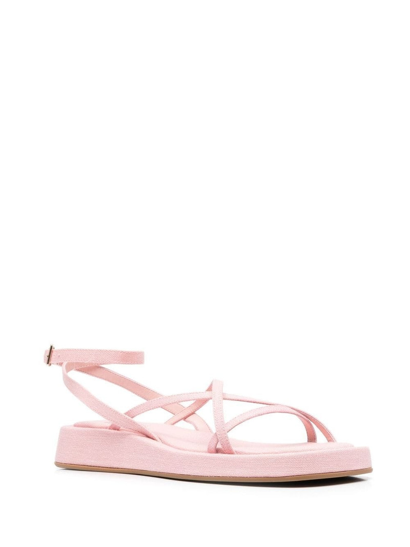 GIABORGHINI multi-way strap flatform sandals outlook
