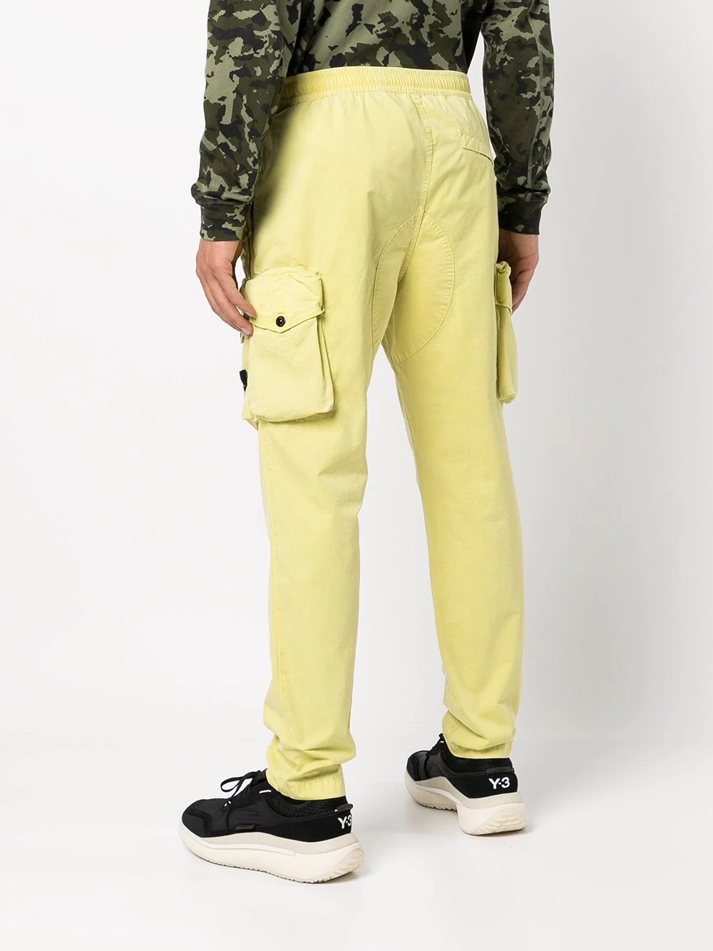 Compass logo-patch multi-pocket trousers - 4