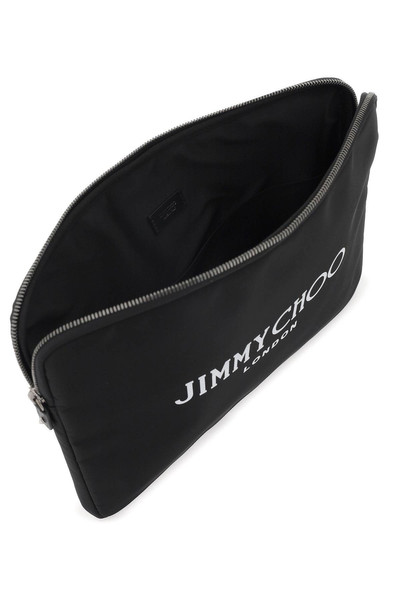 JIMMY CHOO POUCH WITH LOGO outlook