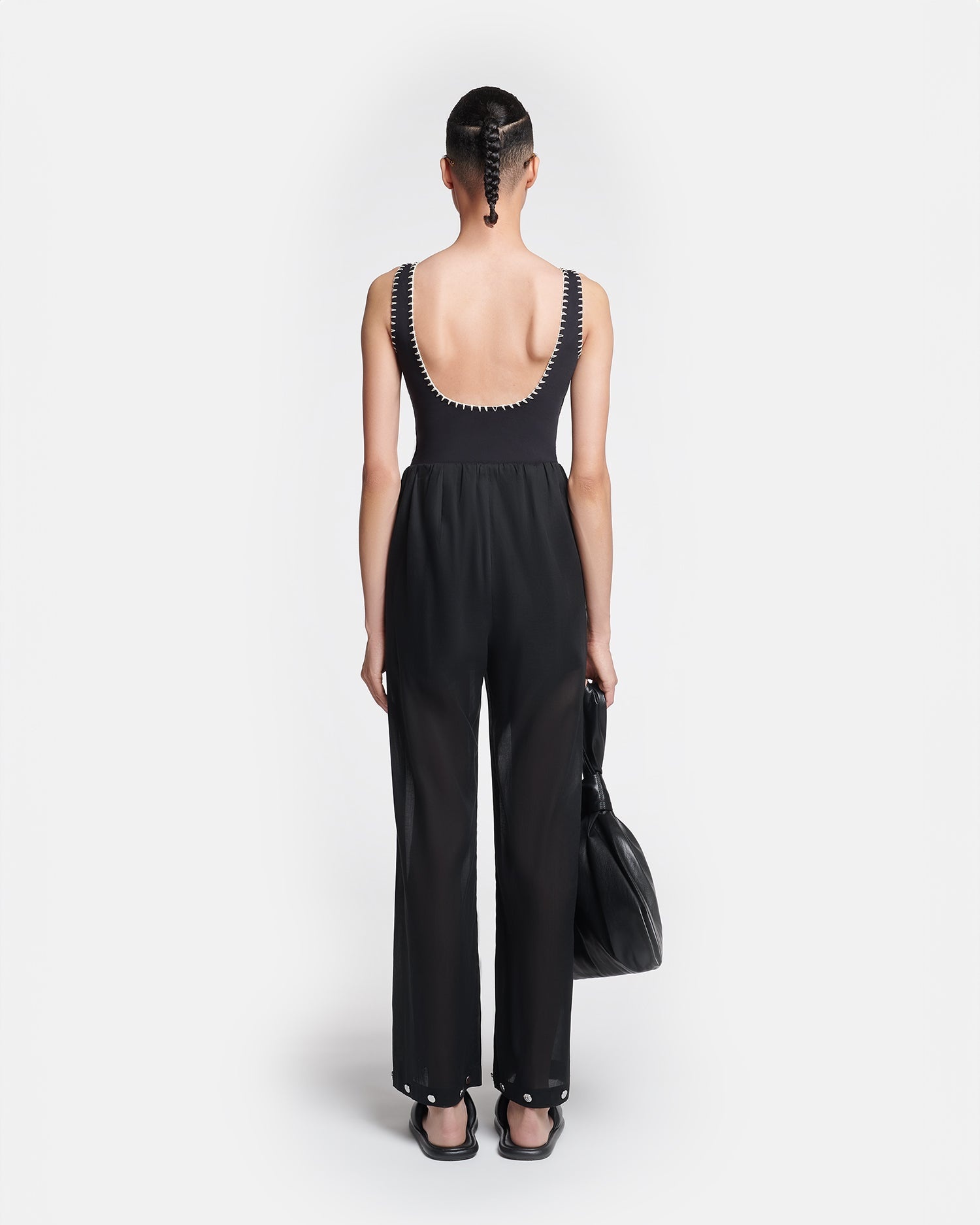 Studded Organza Pants - 2