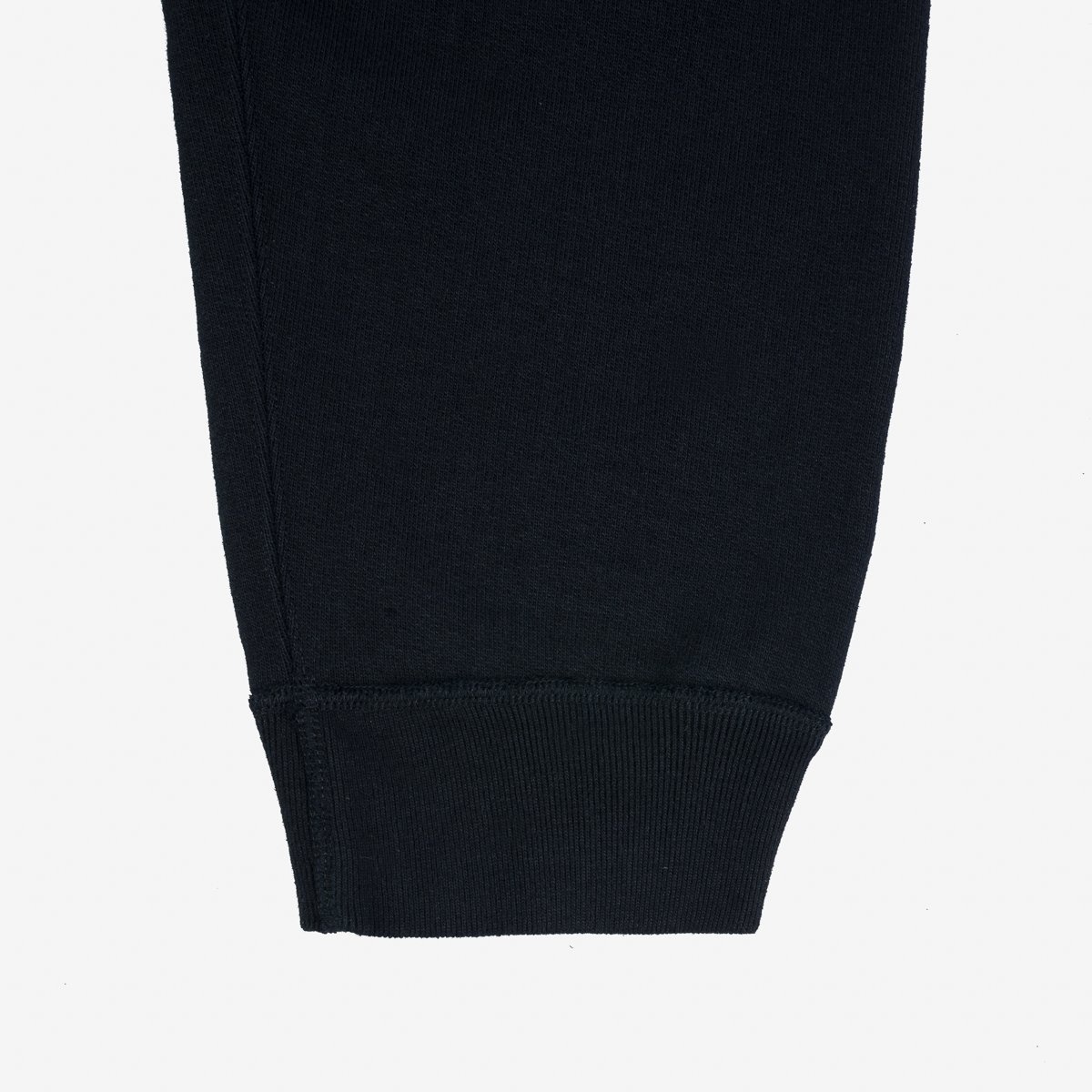 IHSW-70-BLK 14oz Ultra Heavyweight Loopwheel Cotton Sweat Pants - Black - 8