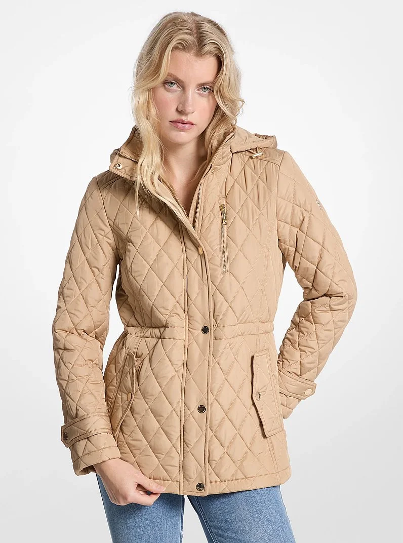 Quilted Hooded Jacket - 1
