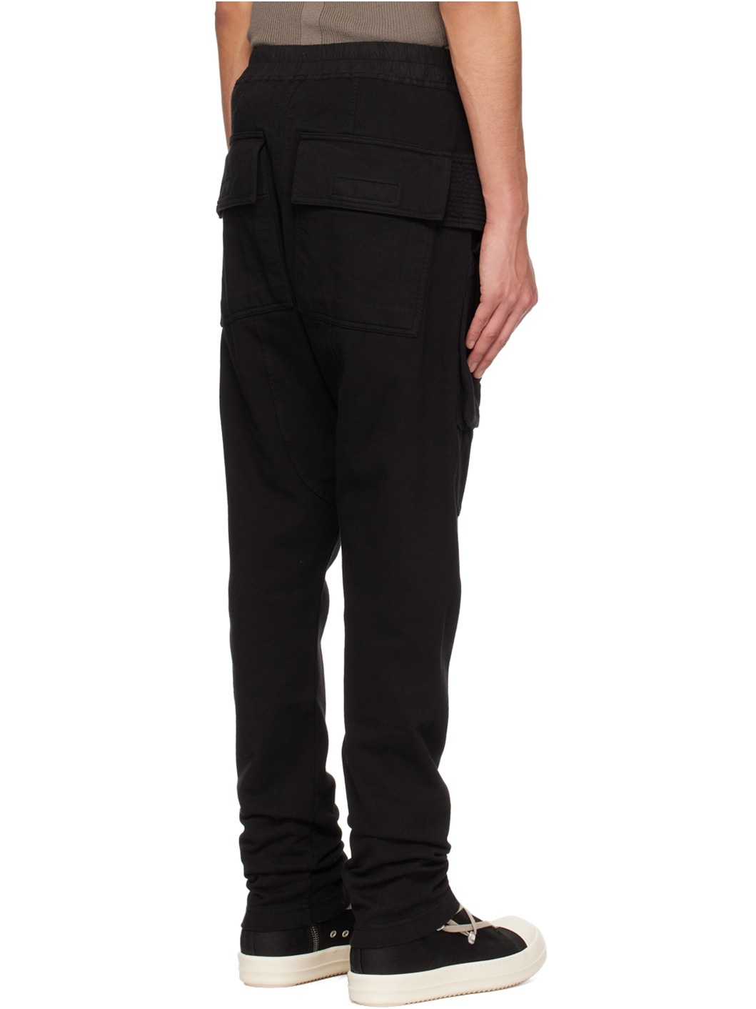 Black Creatch Cargo Pants - 3