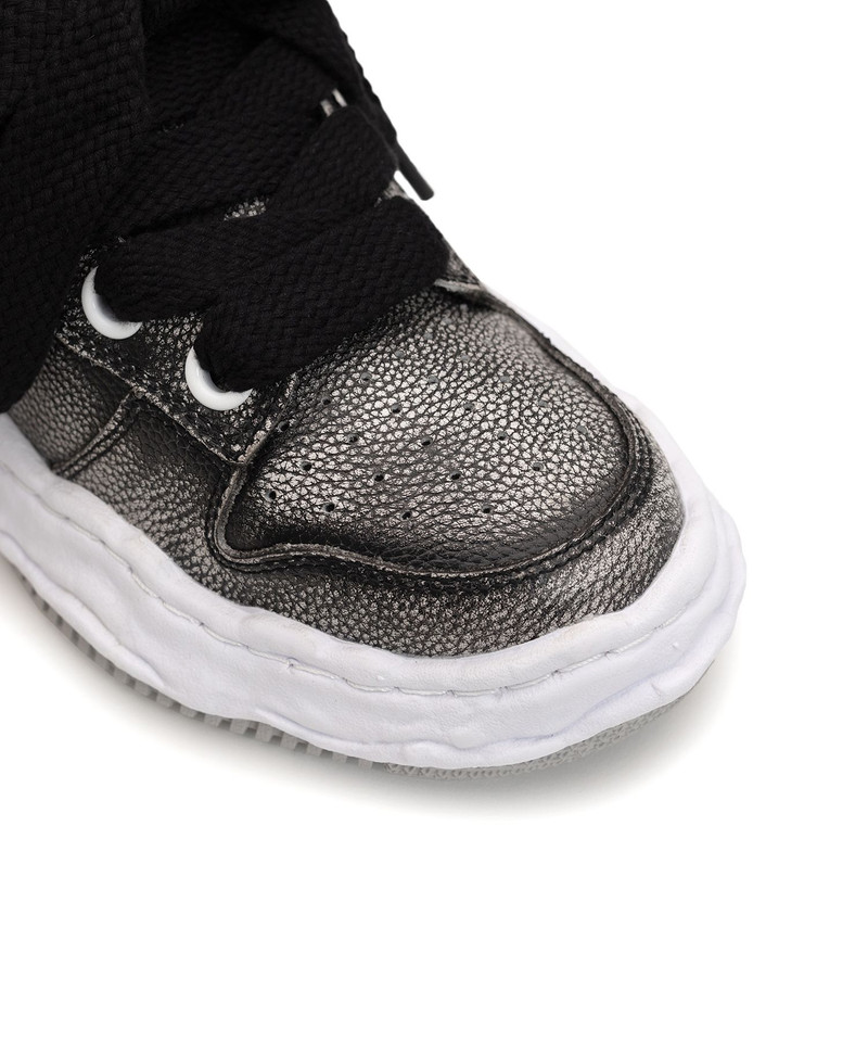 "WAYNE PUFFER" OG Sole Brushed Shrink Leather Low-top Sneaker 18
