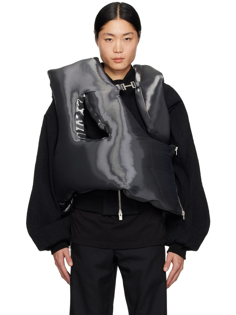 Gray Liquid Metal Vest 1