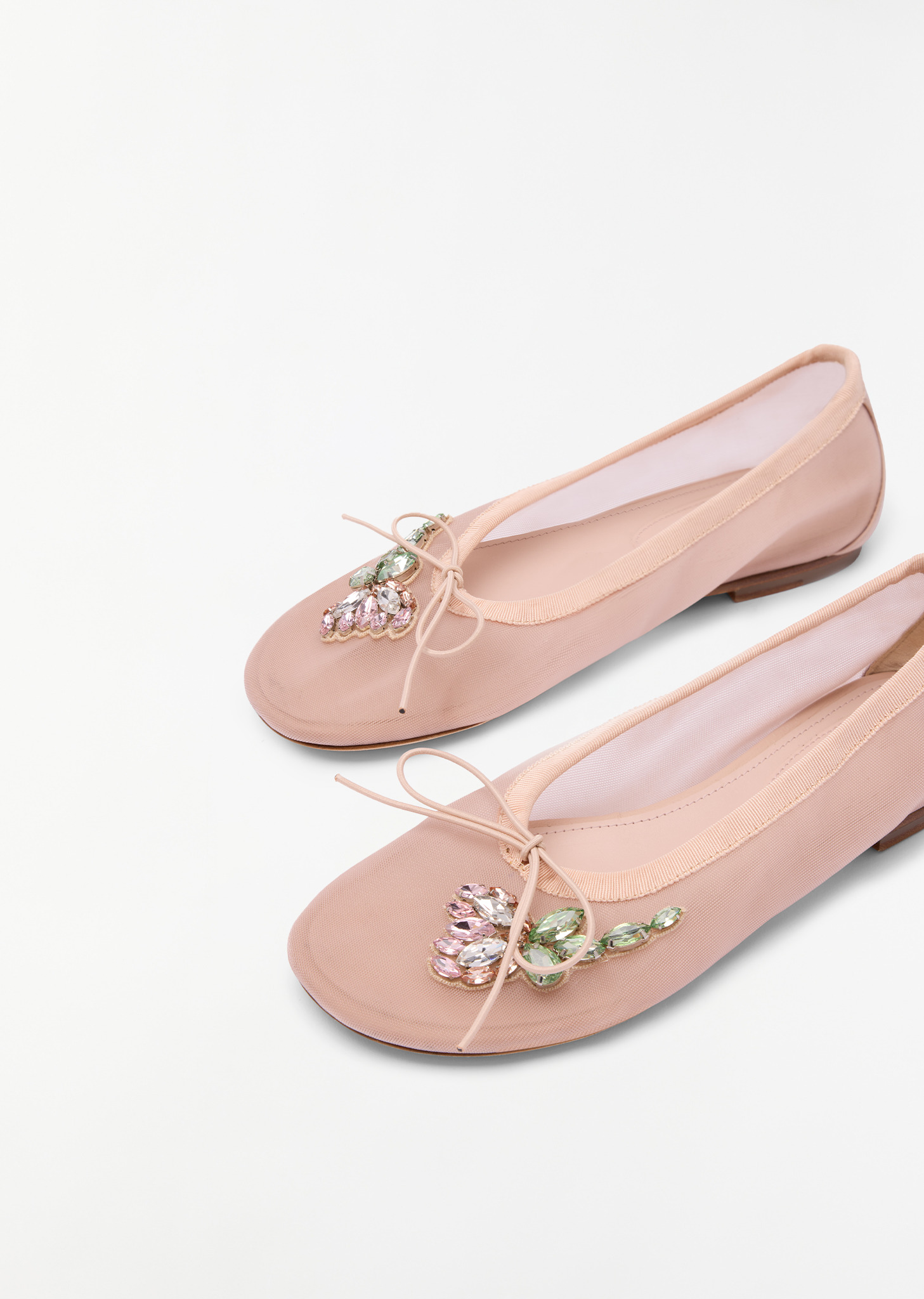Embellished Mesh Ballerina - 3