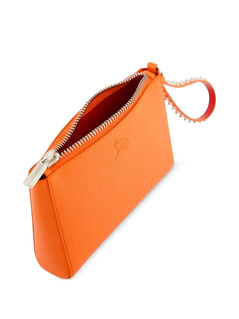 Christian Louboutin mini Cabata studded leather clutch outlook