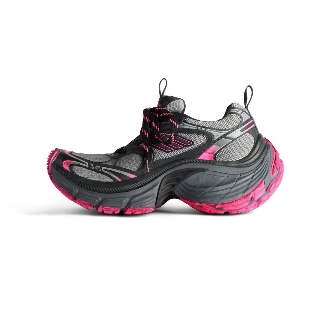 Women's 10xl Sneaker in Grey/pink/black - 4