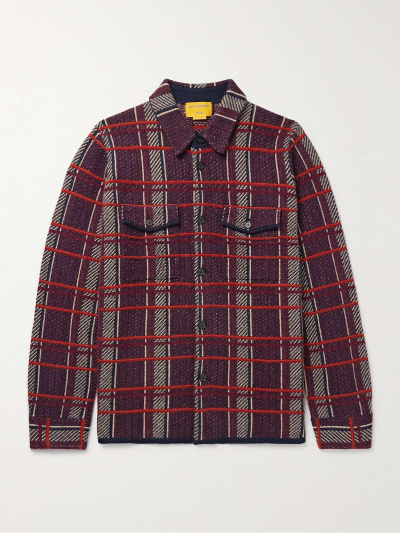 Checked Cashmere Overshirt 1